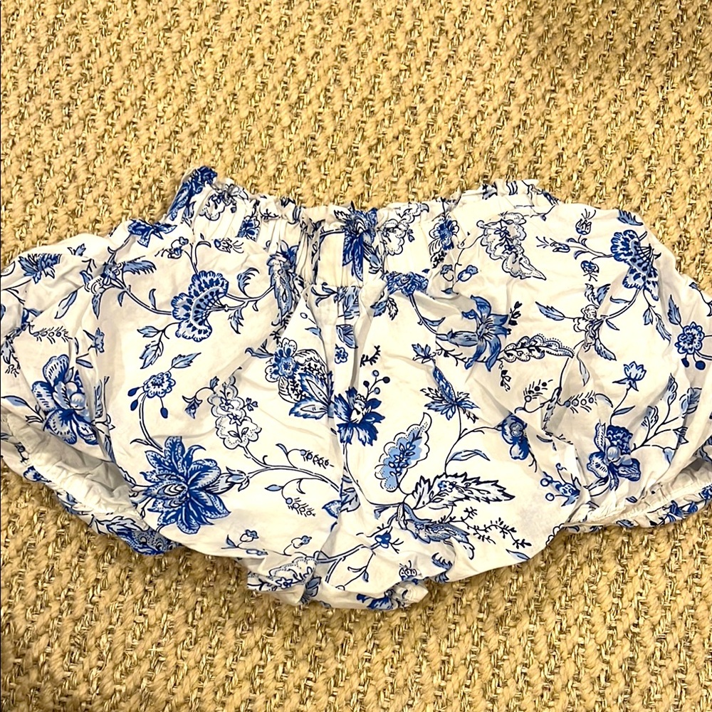 J+J Floral Blue and White Bloomers